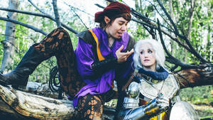 Critical Role Vox Machina Pike And Scanlan Wallpaper