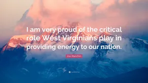 Critical Role West Virginia Joe Manchin Quote Wallpaper