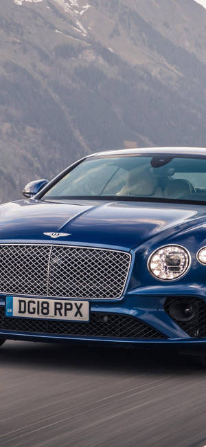 Cropped Moving Bentley Iphone Wallpaper