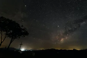 Cross Black Stars Wallpaper