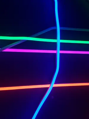 Crossing Neon Light Wallpaper