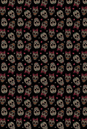Crowded Sugar Skulls Wallpaper