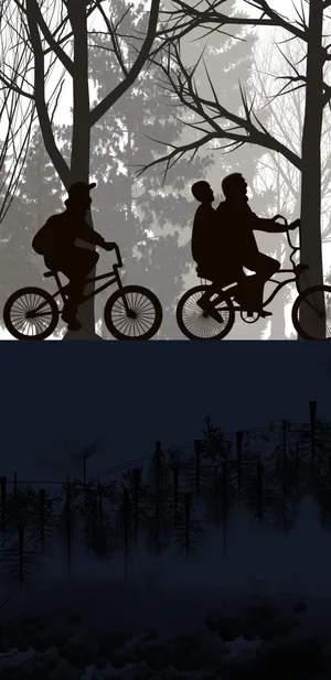 Cruise The Streets Of Hawkins On An Iconic Stranger Things Bike Wallpaper