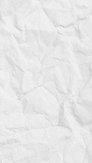 Crumpled Aesthetic White Paper Wallpaper