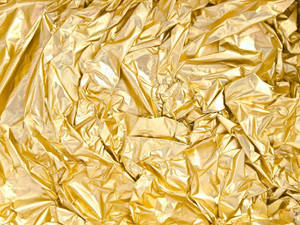 Crumpled Gold Foil Wallpaper