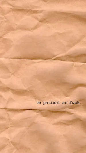 Crumpled Paper Beige Aesthetic Phone Wallpaper