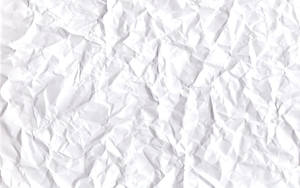 Crumpled White Paper Presentation Wallpaper