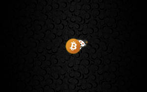 Cryptocurrency Bitcoin In The Dark Wallpaper