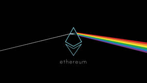 Cryptocurrency Ethereum Rainbow Wallpaper