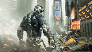 Crysis 3 Times Square Ruins 4k Wallpaper
