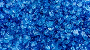 Crystal Rocks Blue Pc Wallpaper