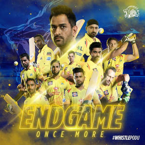 Csk 2021 Endgame Wallpaper