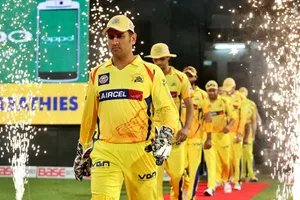 Csk 2021 Fireworks Wallpaper