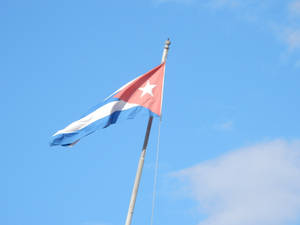 Cuban Flag Bright Sky Wallpaper