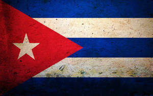 Cuban Flag Smudge Desktop Art Wallpaper