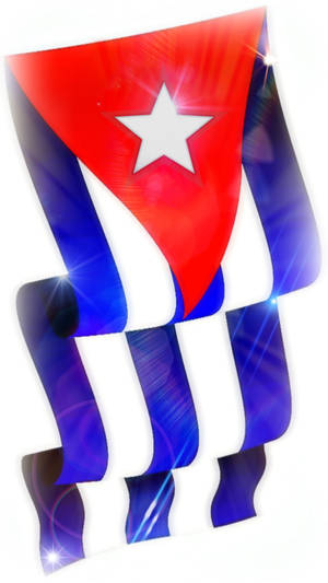 Cuban Flag Sparkling Wallpaper