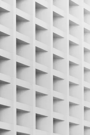 Cubby Geometric Abstract Shelf Wallpaper