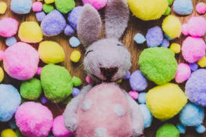 Cuddle Up With This Cute Easter Plush Toy! Wallpaper