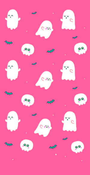 Cuddly Cuteness: A Little Ghost Is Sure To Bring A Smile To Your Face! Wallpaper