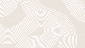 Curvy Lines In Neutral Background Wallpaper