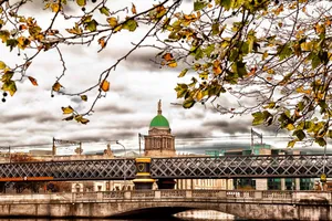 Custom House In Dublin Ireland Wallpaper