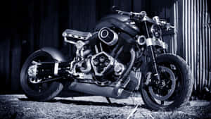 Custom Motorcyclein Monochrome Wallpaper
