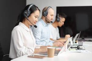 Customer Care Service Operator Wallpaper