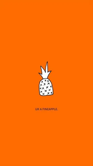 Customize Your Personal Experience With The Orange Iphone Wallpaper