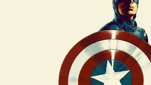 Cut Off Captain America Shield Wallpaper