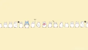 Cute Aesthetic Pc Ghibli Totoros Wallpaper