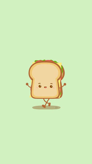 Cute Aesthetic Sandwich Wallpaper