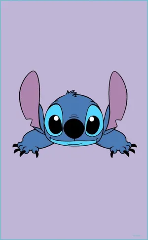 Cute Aesthetic Stitch Blue Koala Alien Wallpaper