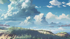 Cute Anime Scenery Mountain Wallpaper