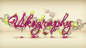 Cute Artistic Typography Wallpaper