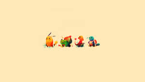 Cute Baby Pikachu And Other Pokemon Wallpaper