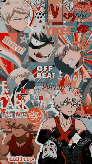 Cute Bakugou My Hero Academia Cute Collage Wallpaper