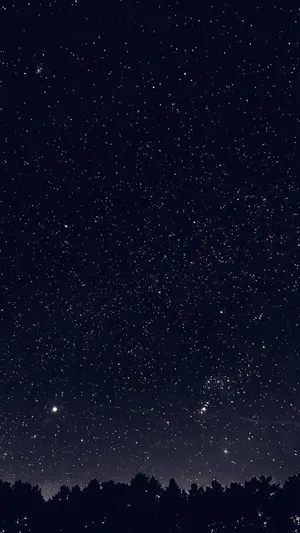 Cute Black Stars Iphone Wallpaper