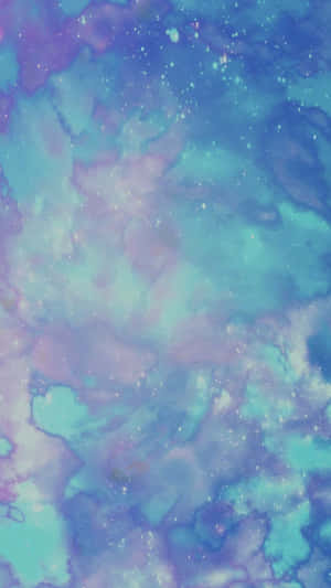 Cute Blue Pastel Galaxy Wallpaper