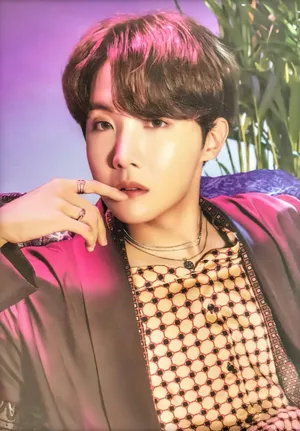 Cute Bts J-hope In Brown Top Wallpaper