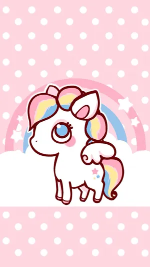 Cute Cartoon Unicorn Wallpaper Wallpaper