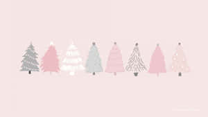 Cute Christmas Laptop Cartoon Wallpaper