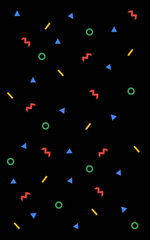 Cute Confetti Pattern Wallpaper