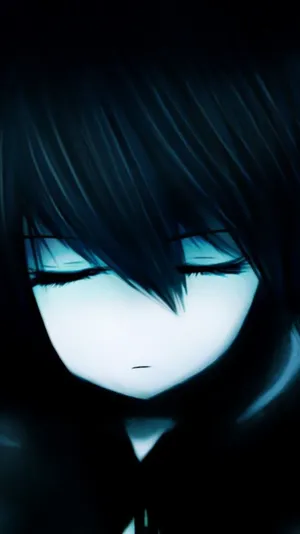 Cute Dark Anime Girl Sleeping Wallpaper