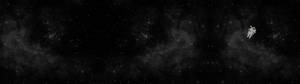Cute Dark Space Astronaut Wallpaper