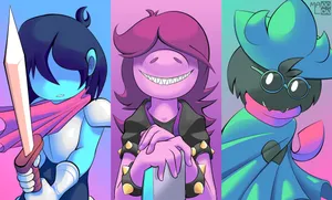 Cute Deltarune Banners Wallpaper