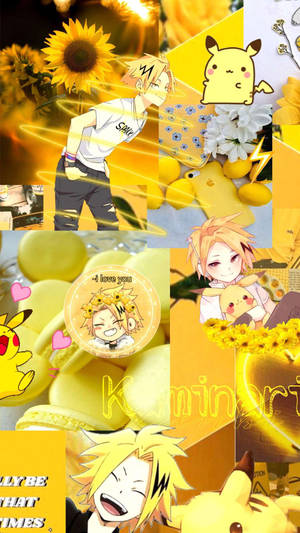 Cute Denki Brings Cheer And Smiles On Every Face Wallpaper