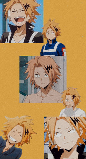 Cute Denki Yellow Aesthetic Wallpaper