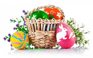 Cute Easter Egg Decoration Wallpaper