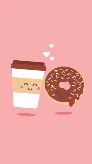 Cute Food Iphone Matching Wallpaper