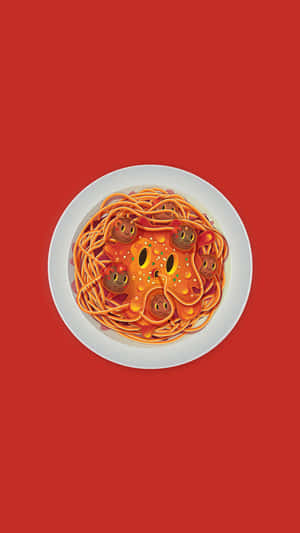 Cute Food Iphone Spaghetti Wallpaper